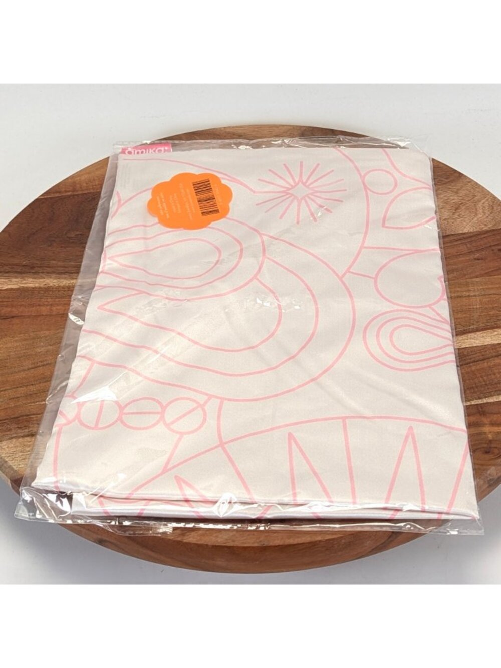 Amika Satin Pillowcase w Pink Pattern for Hair & Skin Care Polyester Satin - Picture 2 of 5
